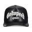 Godspeed Forever Black Leather Trucker Hat