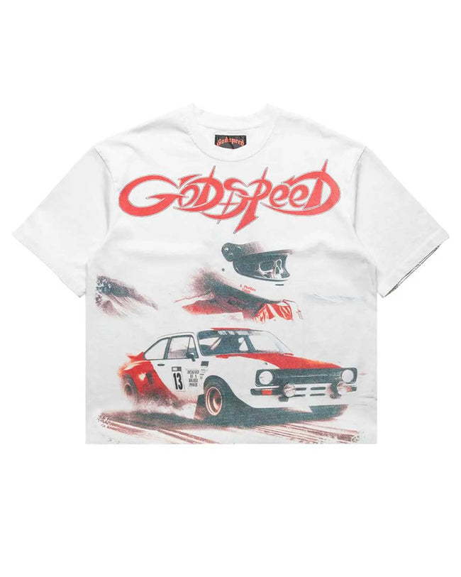 Godspeed Abu Dhabi Desert Challenge Tee White Hover Image