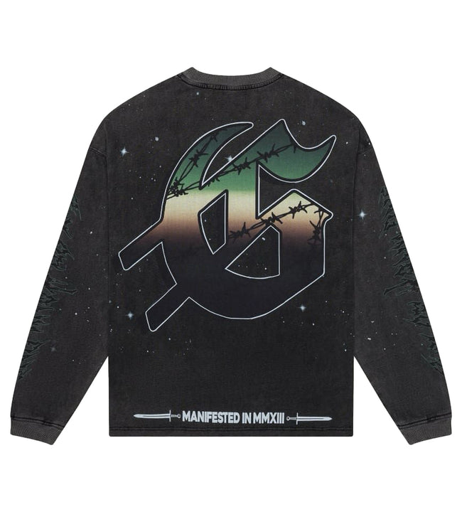 Godspeed Airstrike L/S Tee Washed Black Main Image
