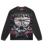 Godspeed Airstrike L/S Tee Washed Black
