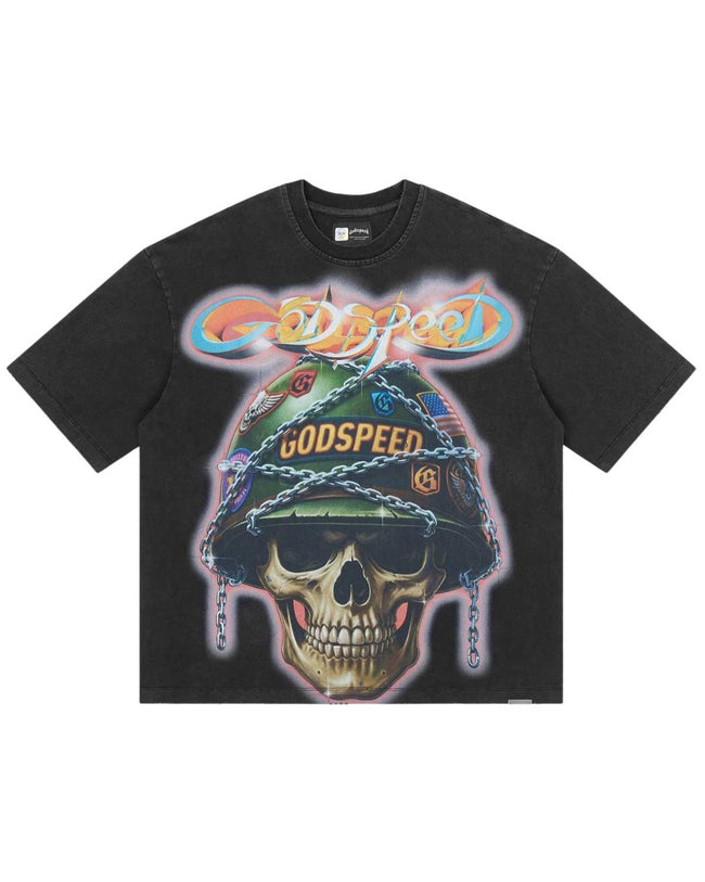 Godspeed Badges Of Honor Tee Black Wash Hover Image
