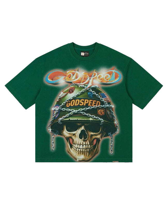 Godspeed Badges Of Honor Tee Green Hover Image