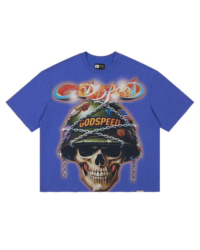 Godspeed Badges Of Honor Tee Royal Blue Hover Image