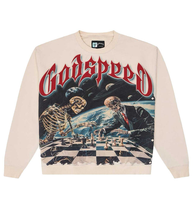 Godspeed Checkmate Sweatshirt Bone Hover Image