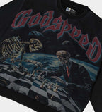 Godspeed Checkmate Sweatshirt Washed Black