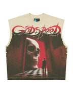 Godspeed Fate's Doorstep Sleeveless Tee Bone
