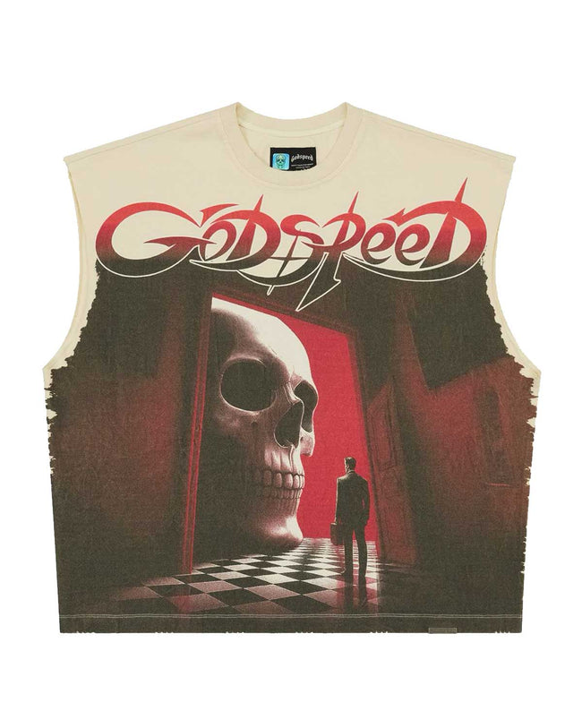 Godspeed Fate's Doorstep Sleeveless Tee Bone Hover Image