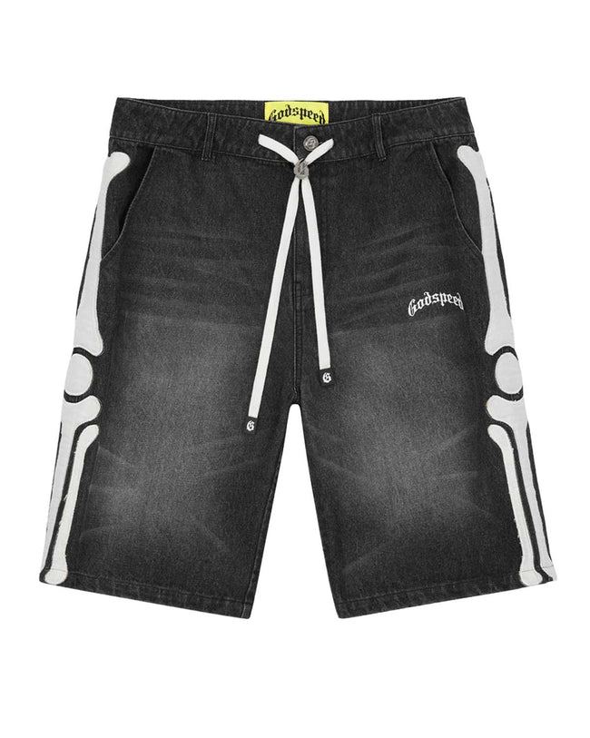 Godspeed Femur Denim Shorts Black Hover Image