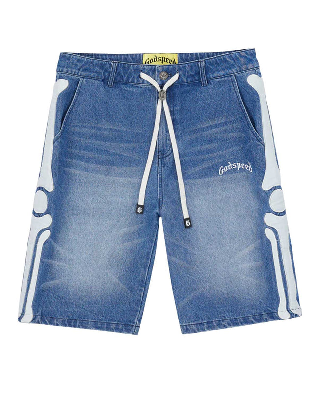 Godspeed Femur Denim Shorts Blue Hover Image
