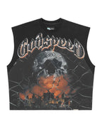 Godspeed Fences Sleeveless Tee Black