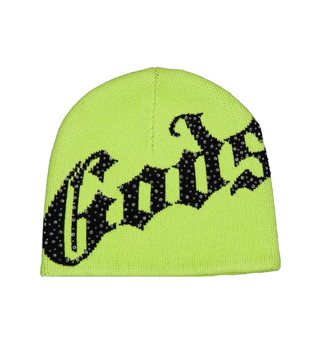 Godspeed Forever OG Logo Studded Beanie Green/Black Hover Image