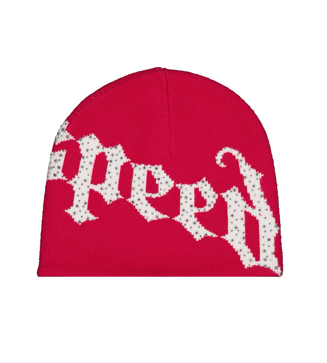 Godspeed Forever OG Logo Studded Beanie Red/White Main Image