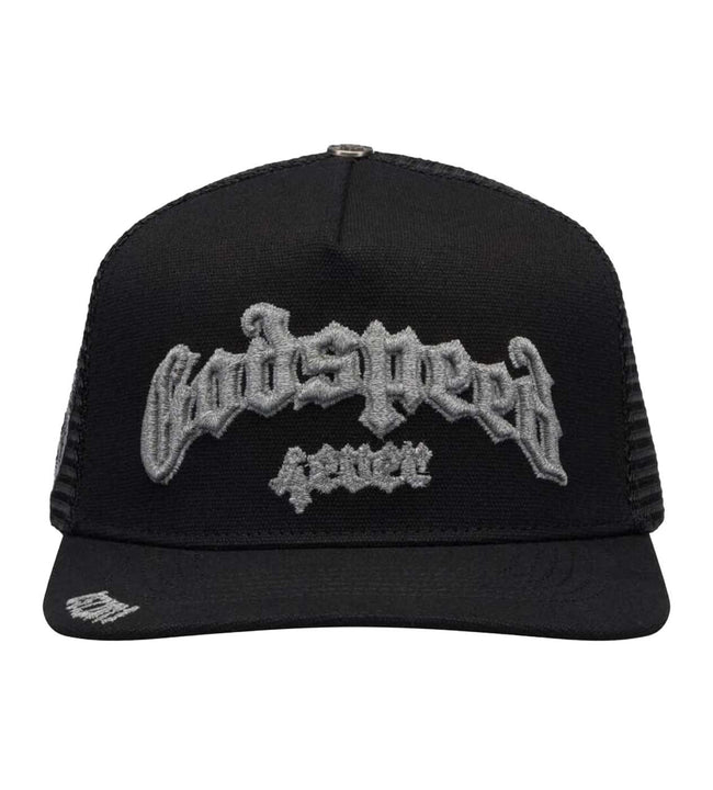 Godspeed Forever Trucker 3M Reflective Hat Black Hover Image
