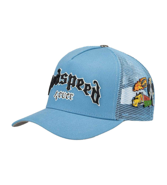Godspeed Forever Trucker Hat Baby Blue Main Image