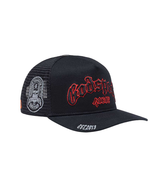 Godspeed Forever Trucker Hat Black/Red Main Image