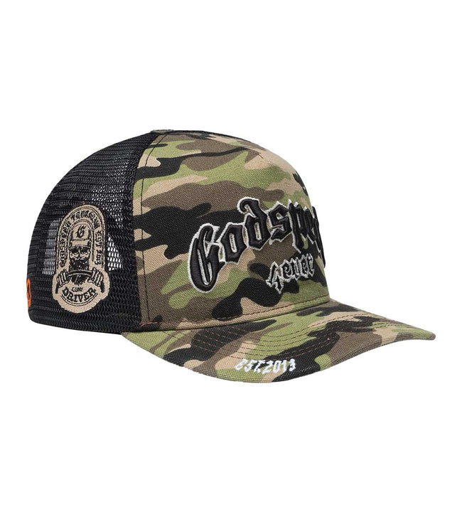 Godspeed Forever Trucker Hat Camo/Black Main Image