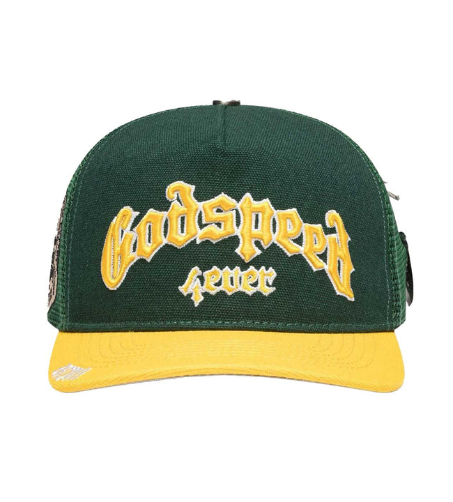 Godspeed Forever Trucker Hat Green/Yellow Hover Image