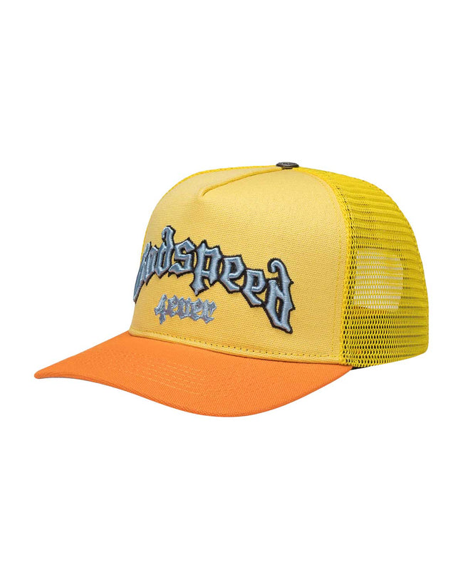 Godspeed Forever Trucker Hat Yellow/Orange Main Image