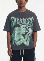 Godspeed Freedoms Protocol Tee Grey