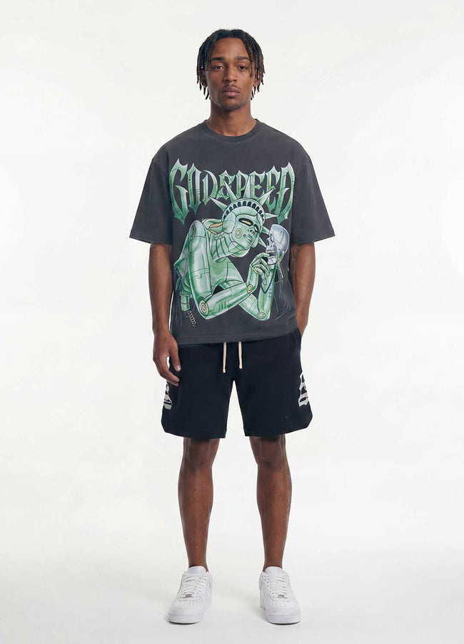 Godspeed Freedoms Protocol Tee Grey Main Image