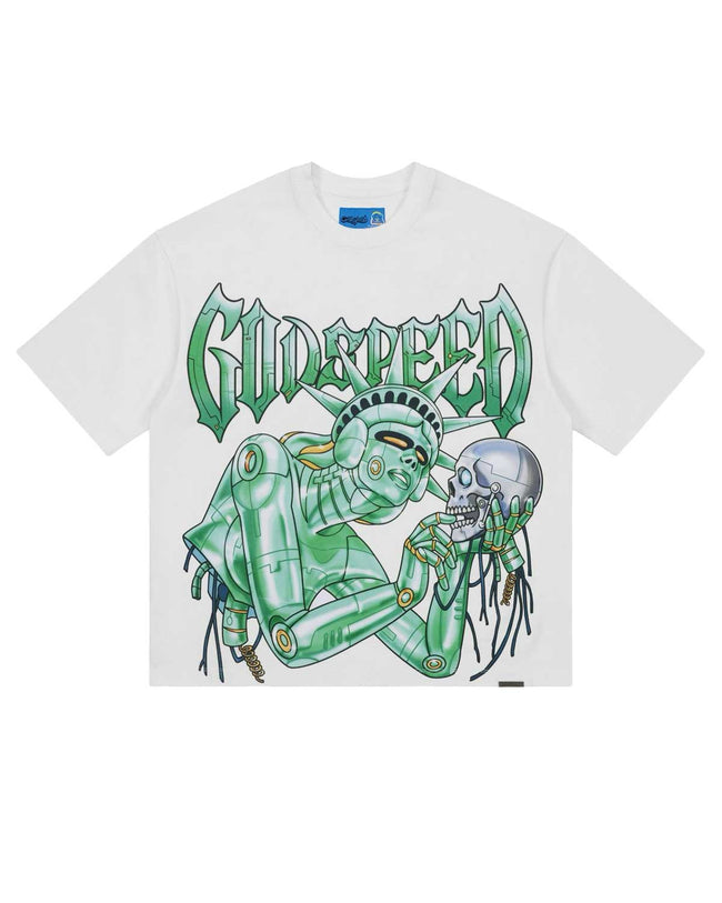 Godspeed Freedoms Protocol Tee White Hover Image