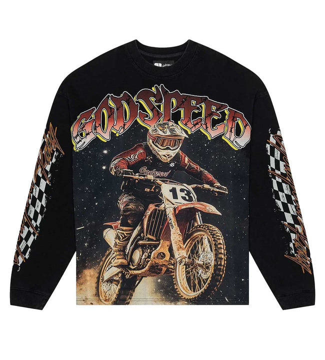 Godspeed Full Throttle L/S Tee Black Hover Image