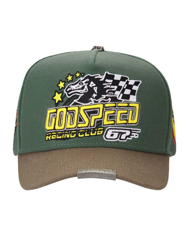 Godspeed GRC Members Snapback Hat Green/Brown Hover Image