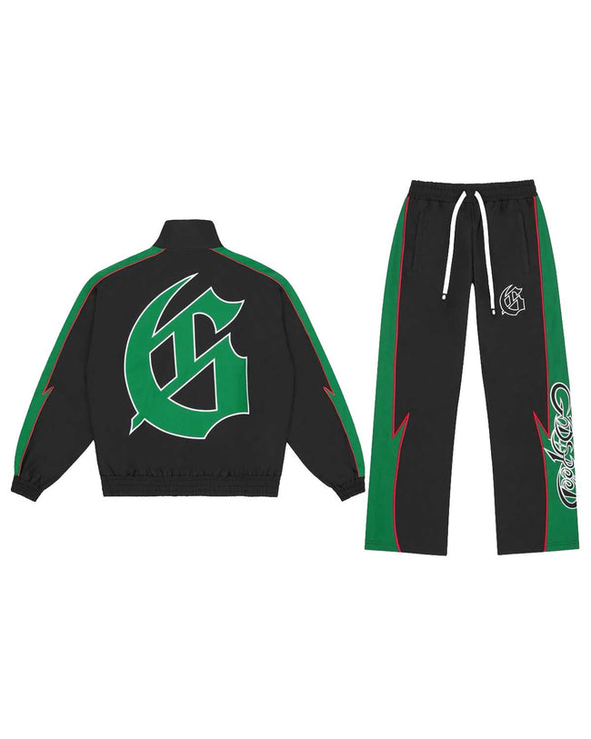 Godspeed GT Tracksuit Black/Green/Red Hover Image