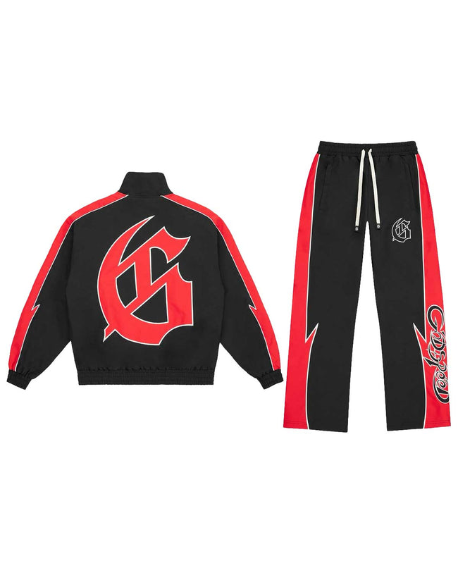 Godspeed GT Tracksuit Black/Red Hover Image