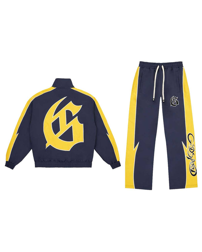 Godspeed GT Tracksuit Navy/Yellow Main Image