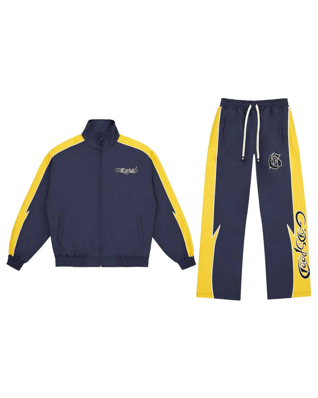 Godspeed GT Tracksuit Navy/Yellow Hover Image
