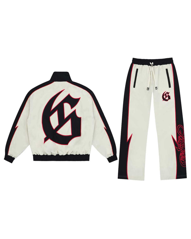 Godspeed GT Tracksuit White/Red Hover Image