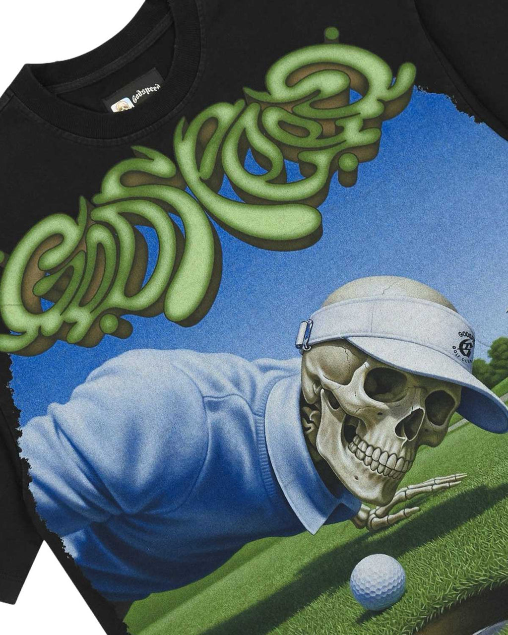 Godspeed Green Reaper Tee Black