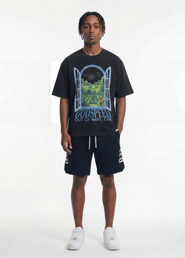 Godspeed Helipad Dreams Tee Black Main Image