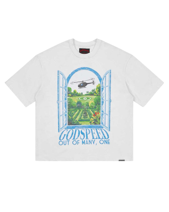 Godspeed Helipad Dreams Tee White Hover Image