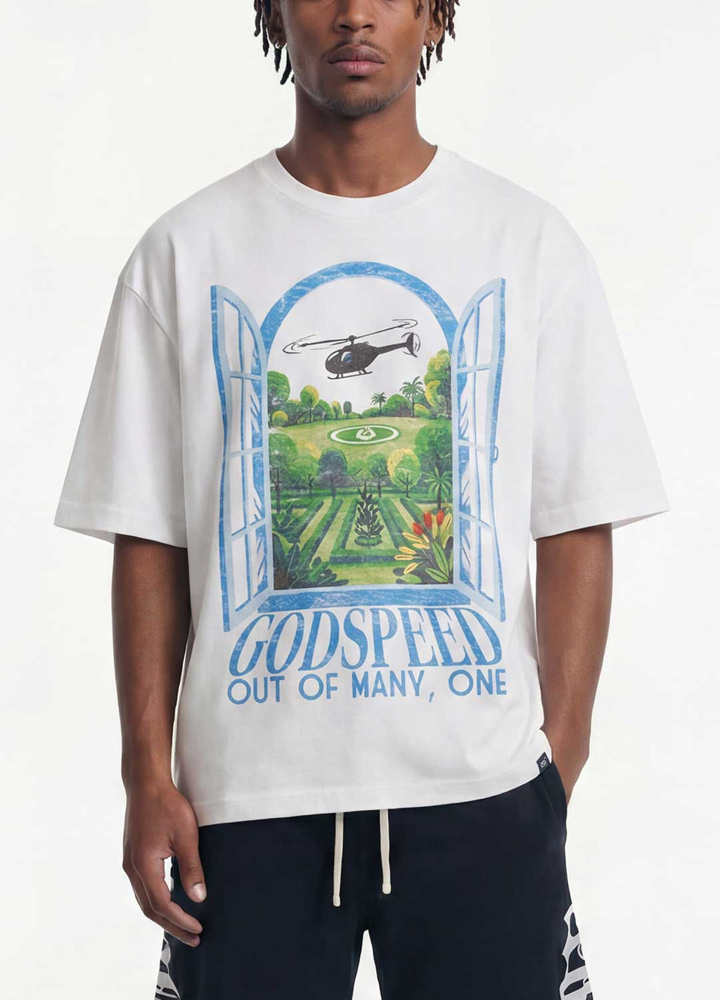 Godspeed Helipad Dreams Tee White