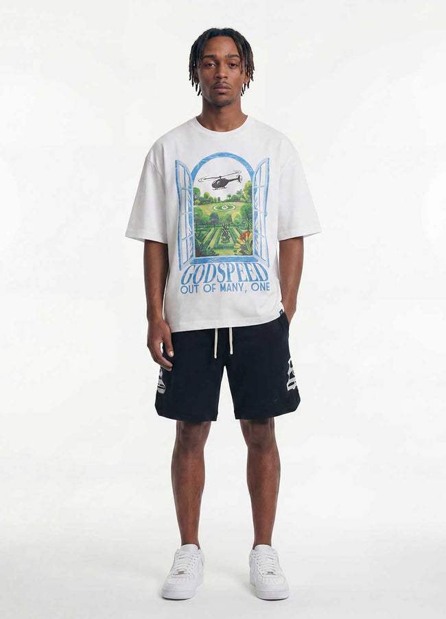 Godspeed Helipad Dreams Tee White Main Image