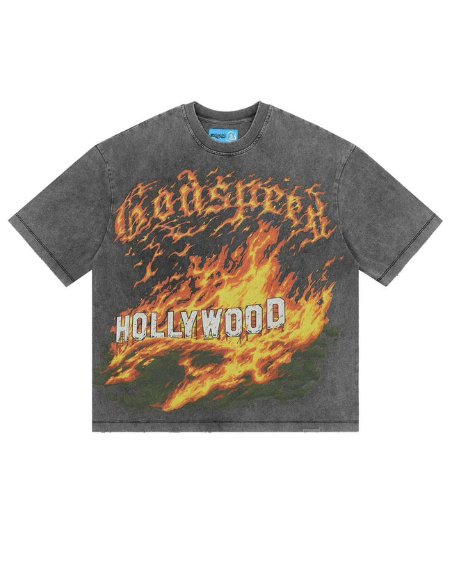 Godspeed Hollywood Inferno II NG Tee Grey Hover Image