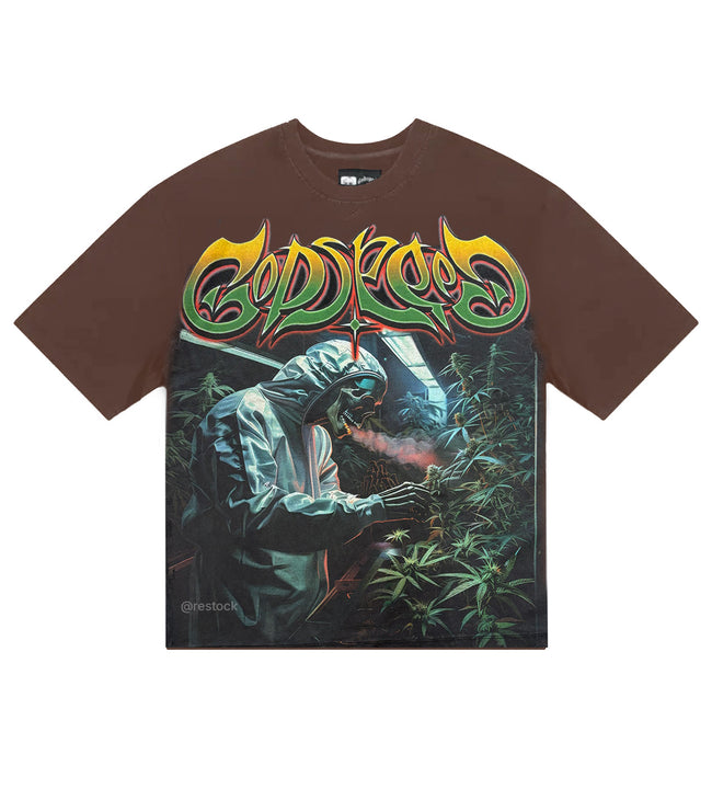 Godspeed Indoor Grabba Tee Brown Hover Image