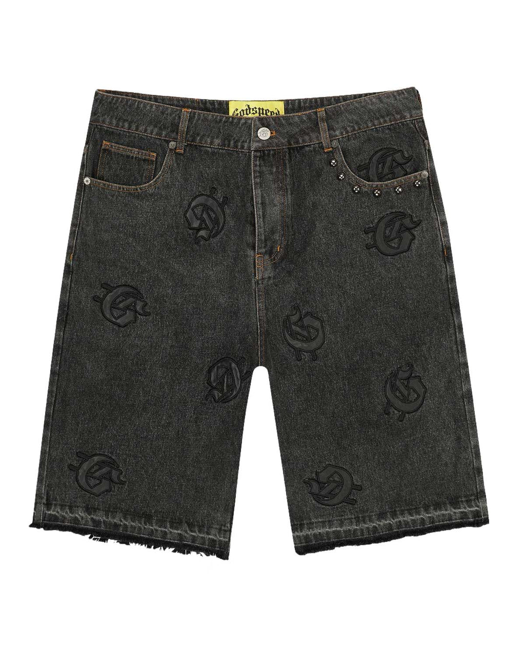 Godspeed Infinity Denim Shorts Black Boom