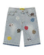 Godspeed Infinity Denim Shorts Multi Color Blue