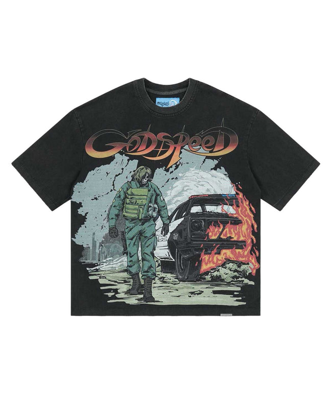Godspeed Khaos II Tee Black Hover Image