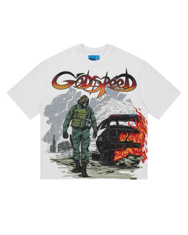 Godspeed Khaos II Tee White Hover Image