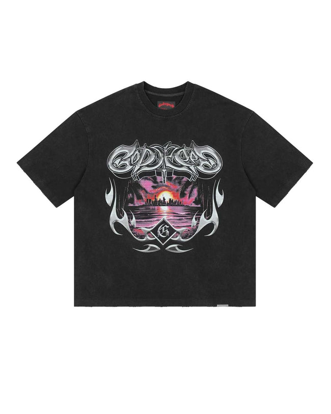 Godspeed Liberty Sunset Tee Black Hover Image