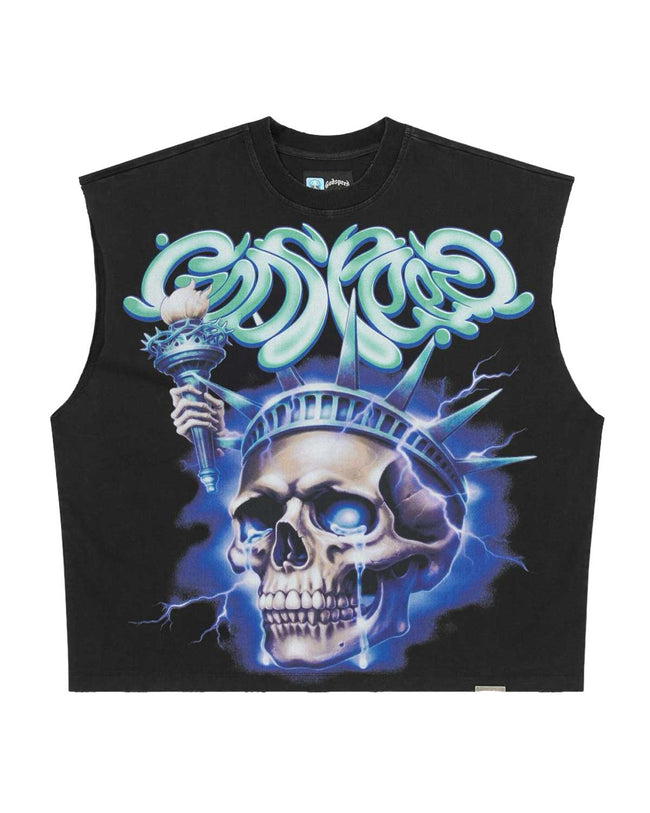 Godspeed Liberty Tears Sleeveless Tee Black Hover Image
