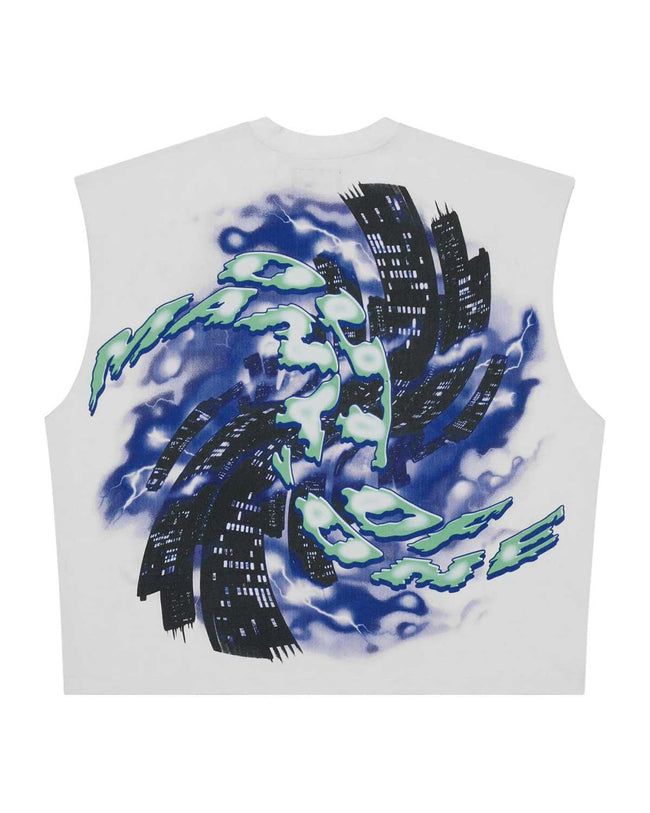 Godspeed Liberty Tears Sleeveless Tee White Main Image