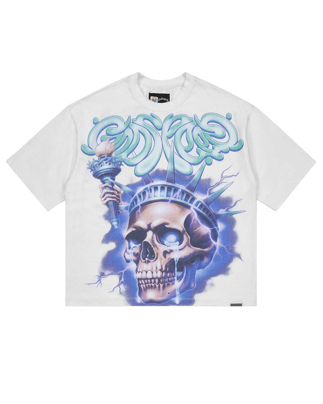 Godspeed Liberty Tears Tee Snow Hover Image