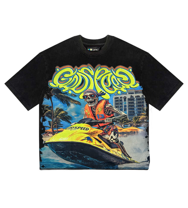 Godspeed Miami Jet Ski Tee Black *Miami Exclusive* Hover Image
