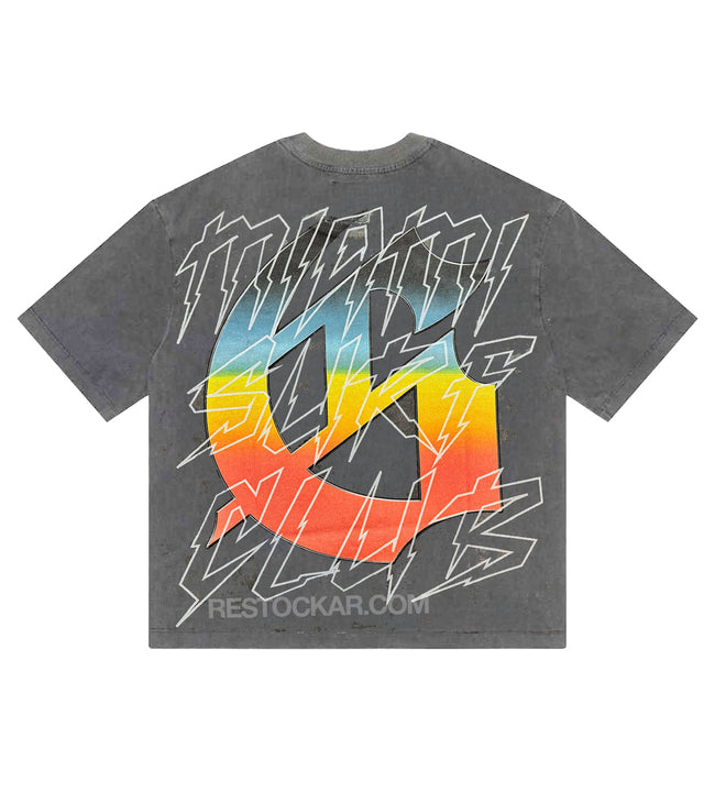 Godspeed Miami Surf Club Tee Grey Wash Main Image