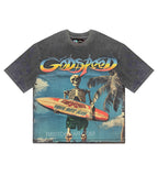Godspeed Miami Surf Club Tee Grey Wash